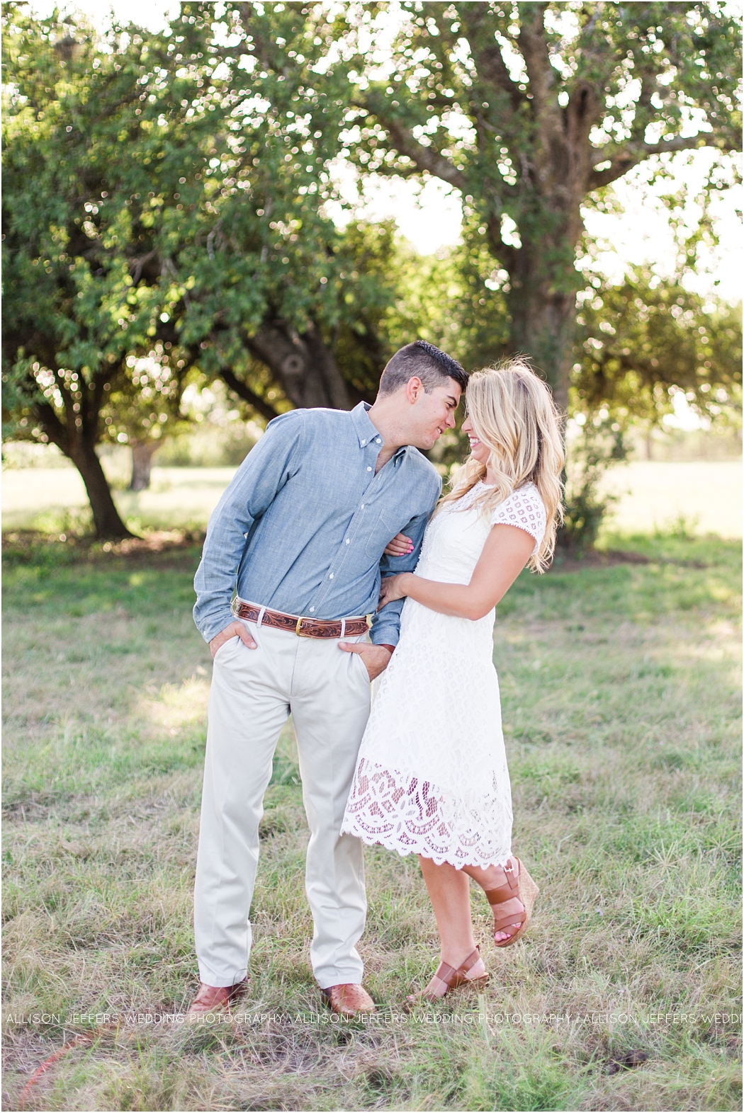 Boerne Texas Hill Country Engagement Session With Pet Dog_0003