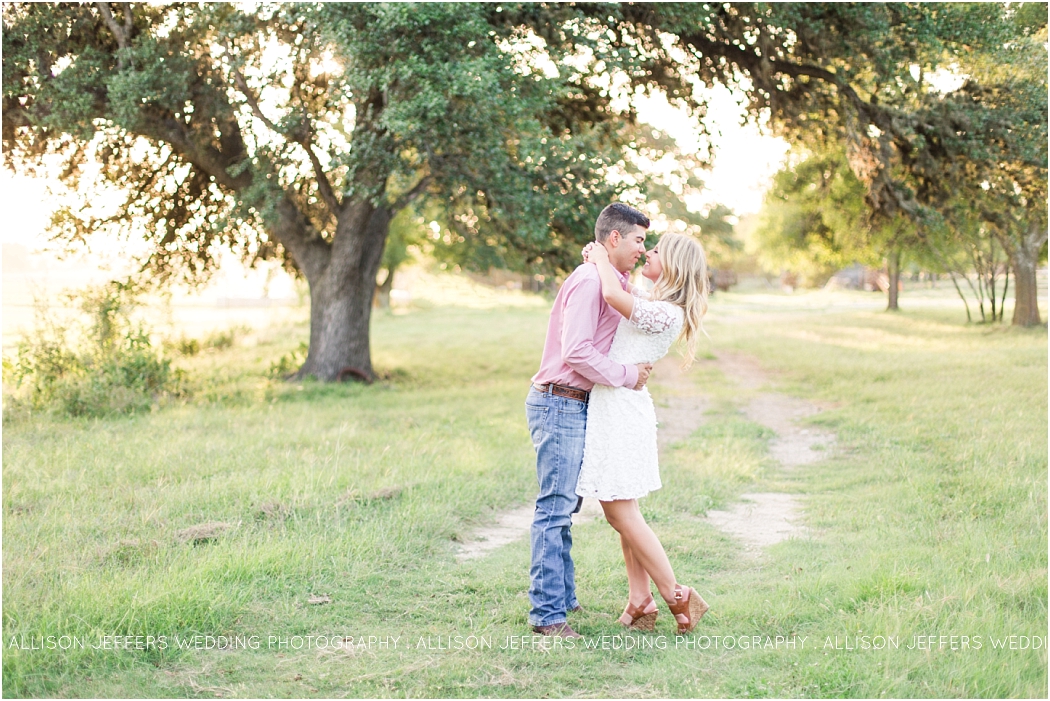 Boerne Texas Hill Country Engagement Session With Pet Dog_0017