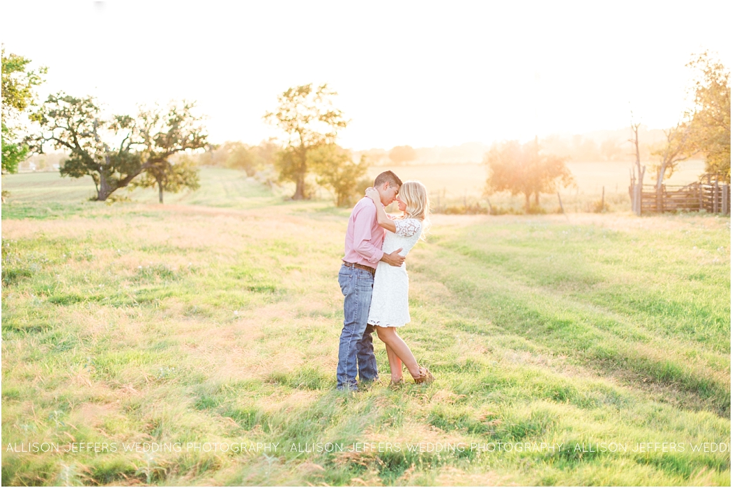 Boerne Texas Hill Country Engagement Session With Pet Dog_0026