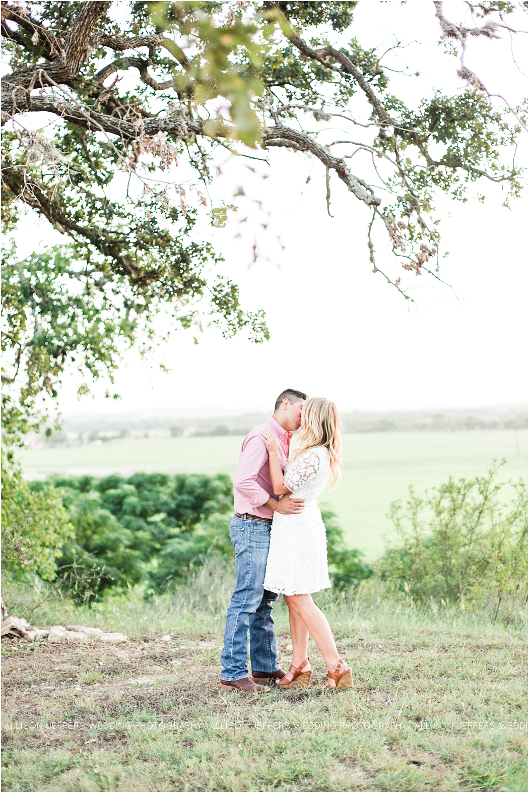 Boerne Texas Hill Country Engagement Session With Pet Dog_0030