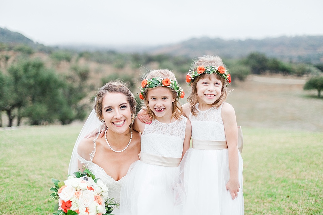 A Peach and Mint Country Chic Wedding at Happy H Ranch by Allison Jeffers Wedding Photography. Comfort Wedding Photographer 0077