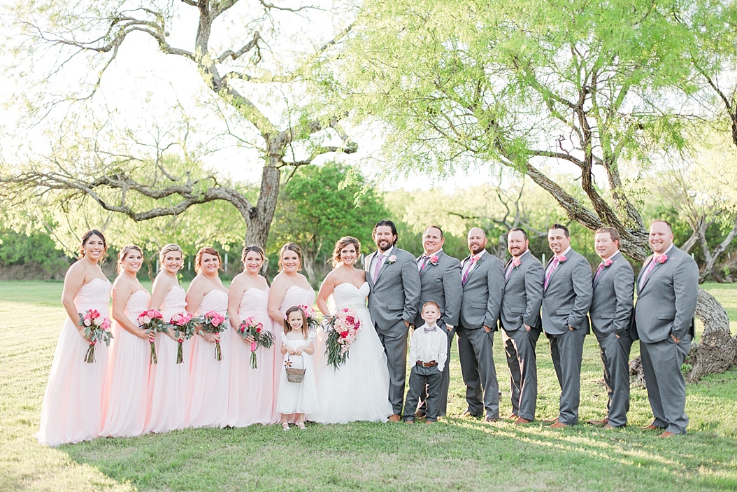 A Spring blush and mint wedding at Rancho La Mission in San Antonio Texas by Allison Jeffers Wedding Photography 0123