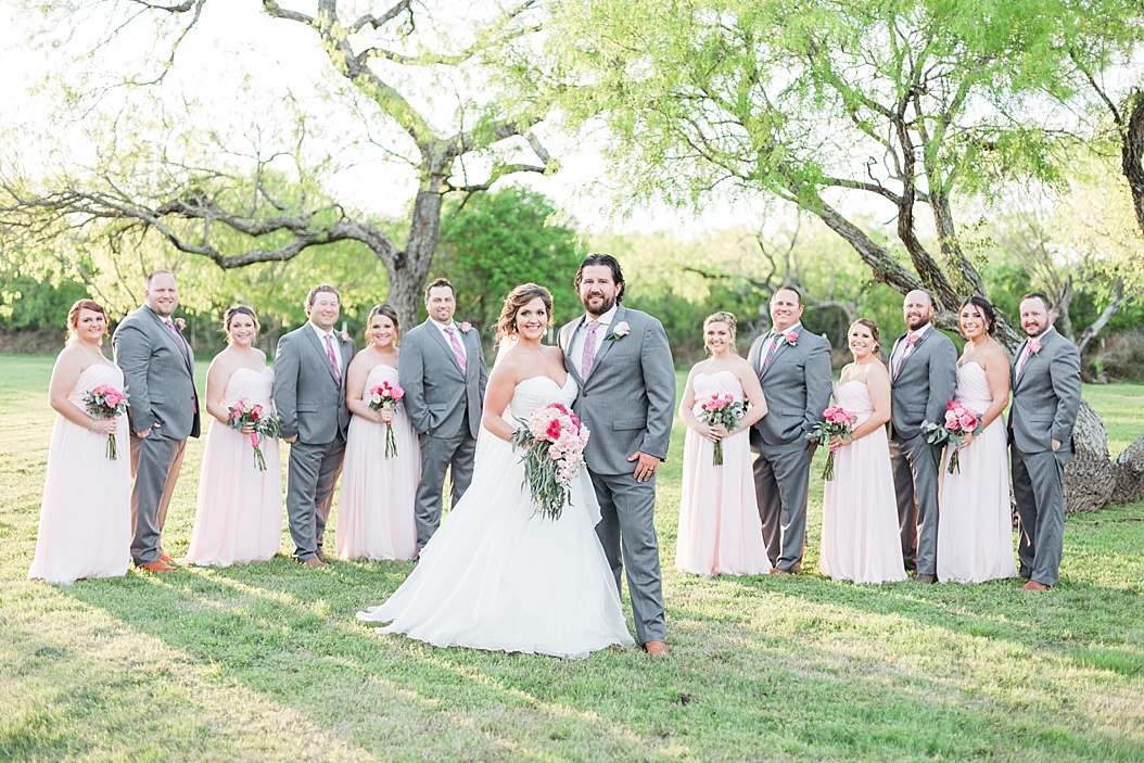 A Spring blush and mint wedding at Rancho La Mission in San Antonio Texas by Allison Jeffers Wedding Photography 0125