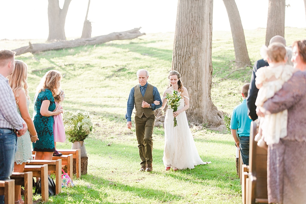 A spring boho wedding with greenery at Cherokee Rose Venue in Comfort Texas by Boerne Wedding Photographer Allison Jeffers Wedding Photography 0052
