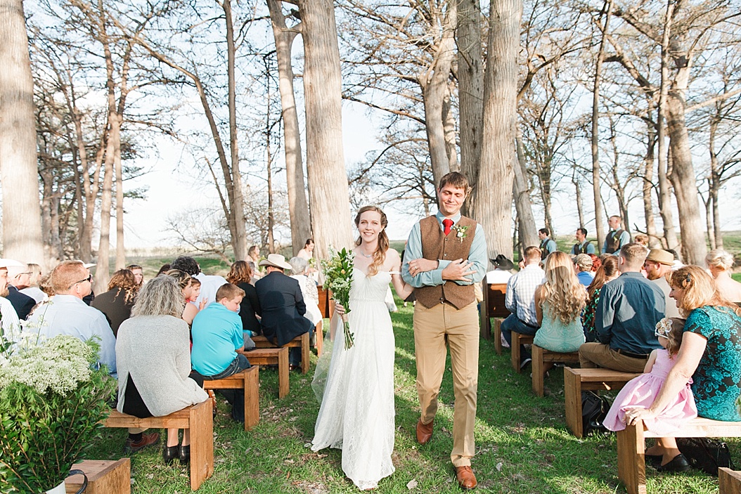 A spring boho wedding with greenery at Cherokee Rose Venue in Comfort Texas by Boerne Wedding Photographer Allison Jeffers Wedding Photography 0072