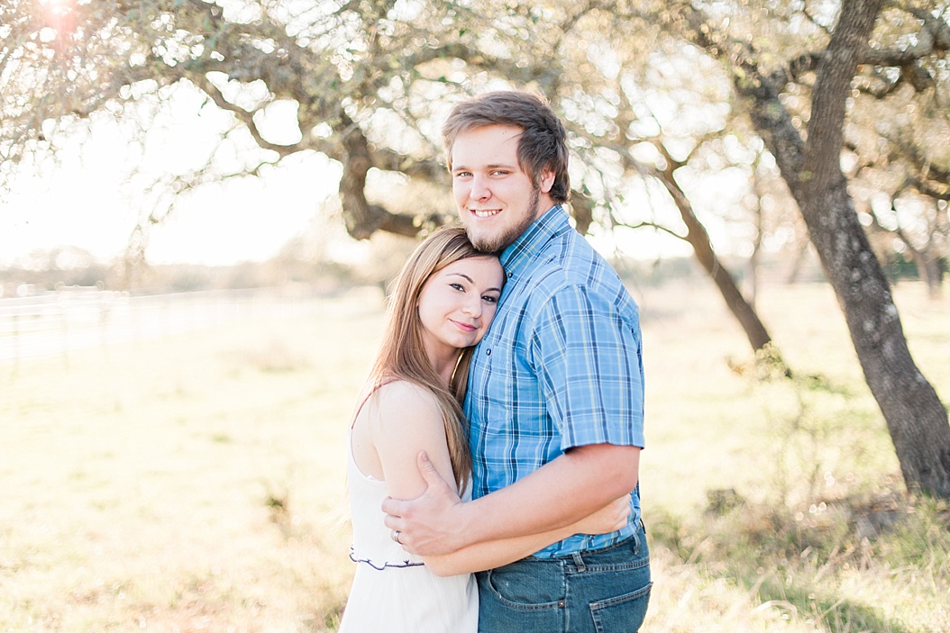 A spring engagement session at CW Hill Country Ranch in Boerne Texas By Allison Jeffers Wedding Photography 0001