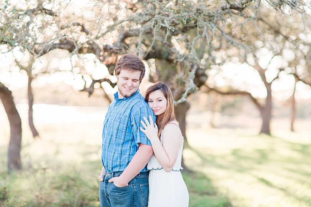 A spring engagement session at CW Hill Country Ranch in Boerne Texas By Allison Jeffers Wedding Photography 0014