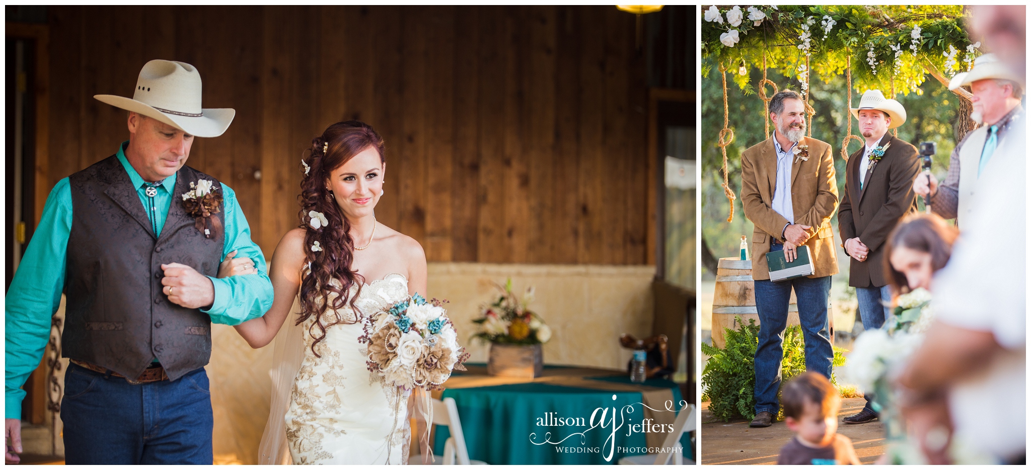 Boerne Wedding Photographer CW Hill Country Ranch Wedding Venue turquoise bronze brown wedding colors Fall Wedding 0053