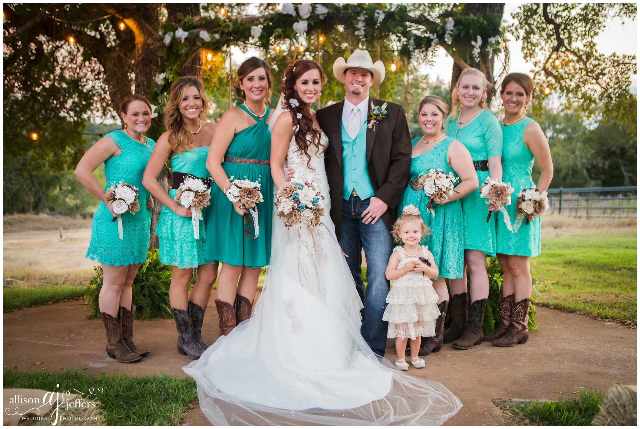 Boerne Wedding Photographer CW Hill Country Ranch Wedding Venue turquoise bronze brown wedding colors Fall Wedding 0074