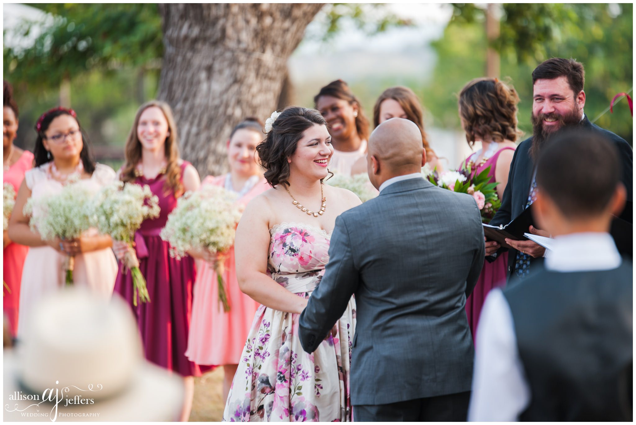 Kerrville Wedding Photographer Unique fun wedding with floral dress 0030