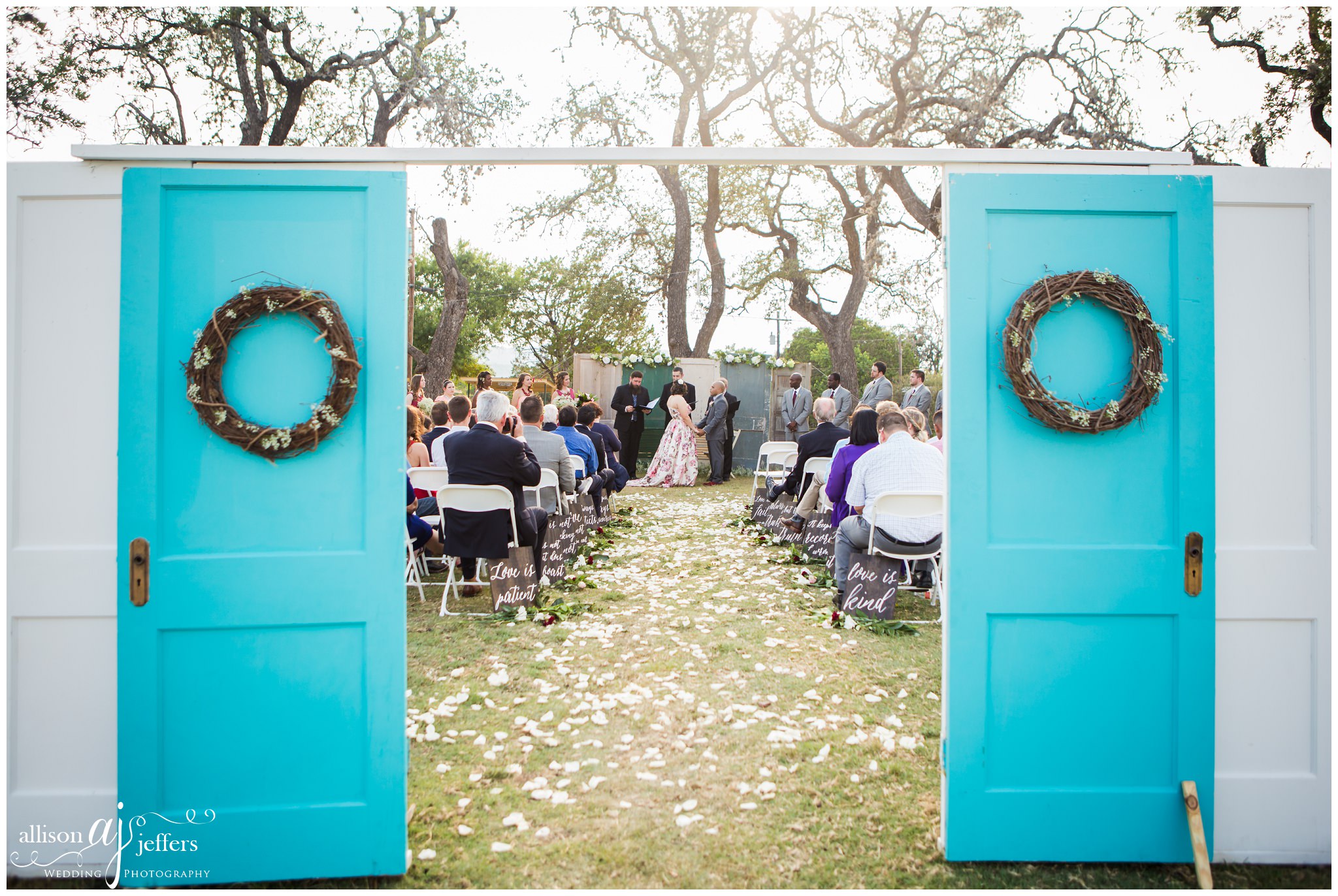 Kerrville Wedding Photographer Unique fun wedding with floral dress 0032