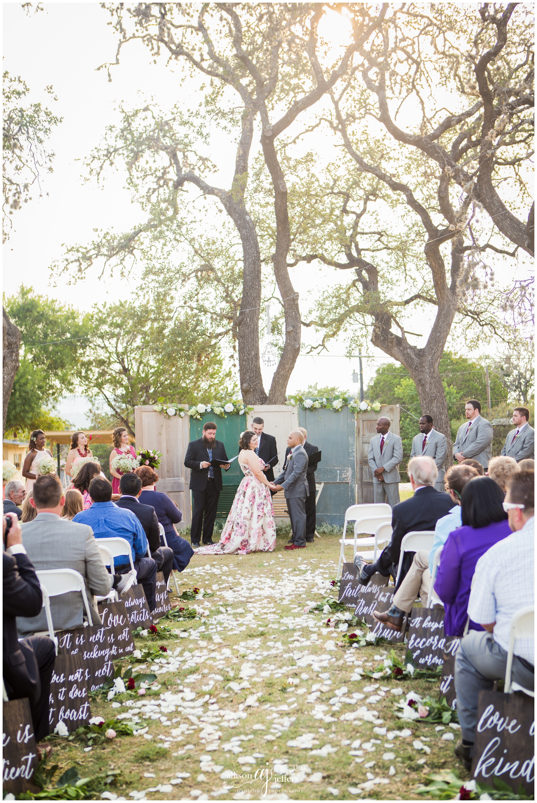 Kerrville Wedding Photographer Unique fun wedding with floral dress 0033
