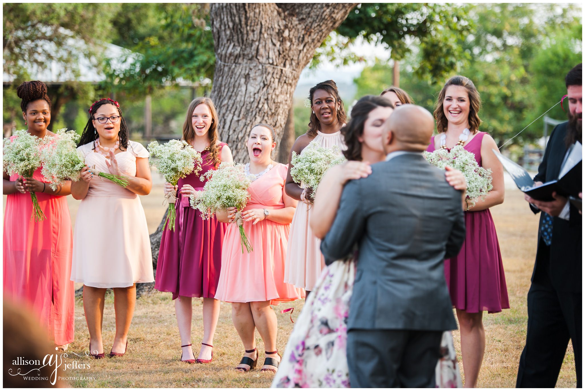 Kerrville Wedding Photographer Unique fun wedding with floral dress 0089